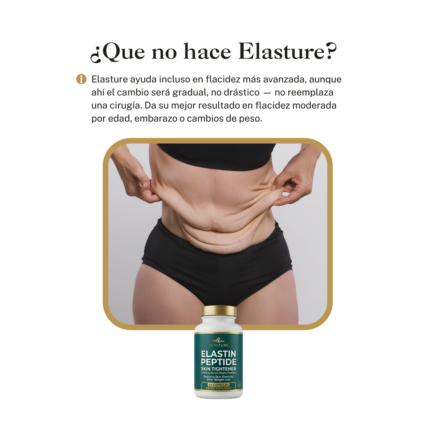 Elasture | Fórmula Reafirmante con Péptidos de Elastina