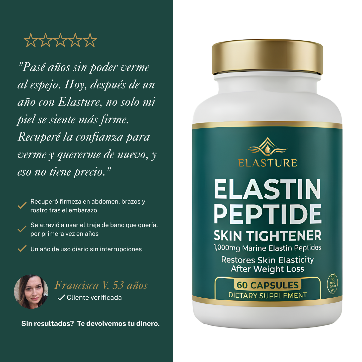 Elasture | Fórmula Reafirmante con Péptidos de Elastina