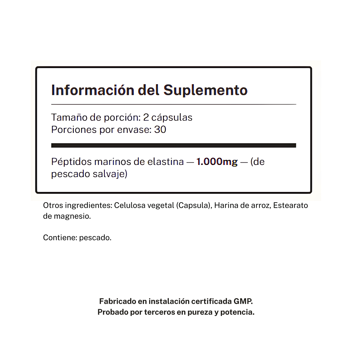 Elasture | Fórmula Reafirmante con Péptidos de Elastina
